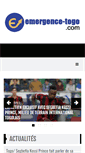 Mobile Screenshot of emergence-togo.com